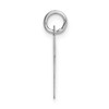 Black Bow Jewelry 14k White Gold, Madison Collection, Medium Script Initial Pendant A-W - 2 of 4