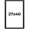 PosterPalooza | Flat Black Picture Frame - UV Acrylic, Foam Board Backing, Hanging Hardware - 2 of 4