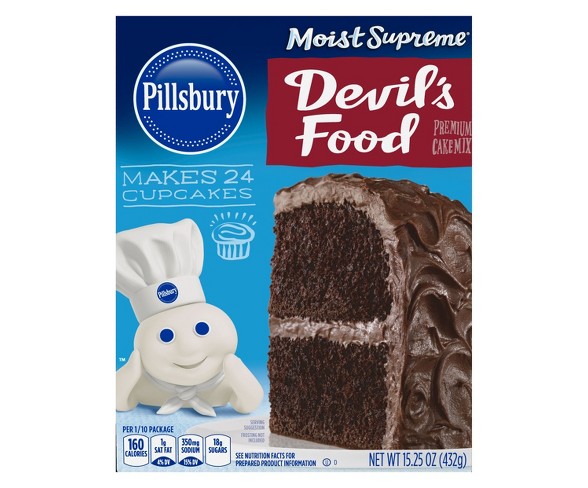 Pillsbury Moist Supreme Devil's Food Cake Mix - 15.25oz