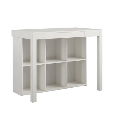 George Computer Desk with Cubbies White - Room & Joy
