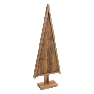 Christmas Natural Wood Table Tree Display 15.5"L by Melrose - 1 of 3