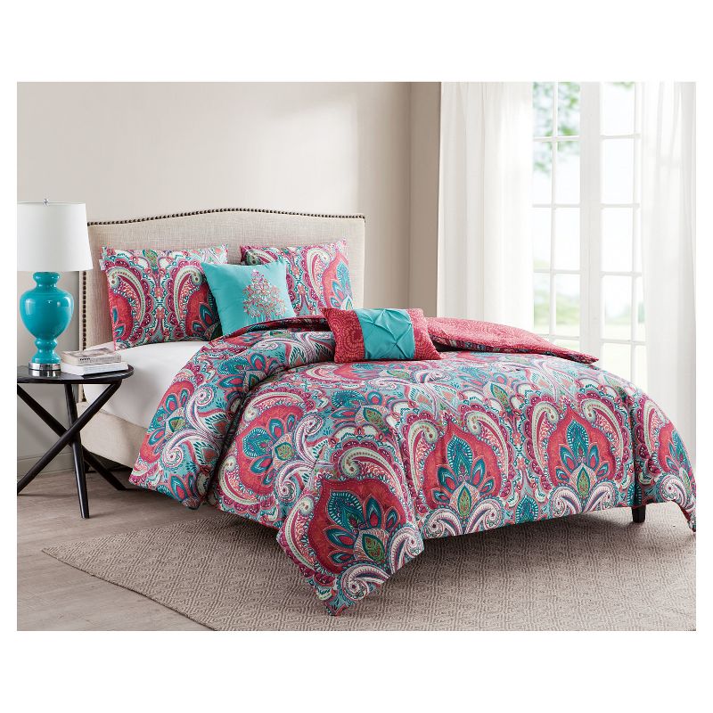Casa Real Reversible Comforter Set - VCNY, 3 of 6