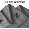 Creative Scents Matte Gray White Waffle Shower Curtain - 3 of 4