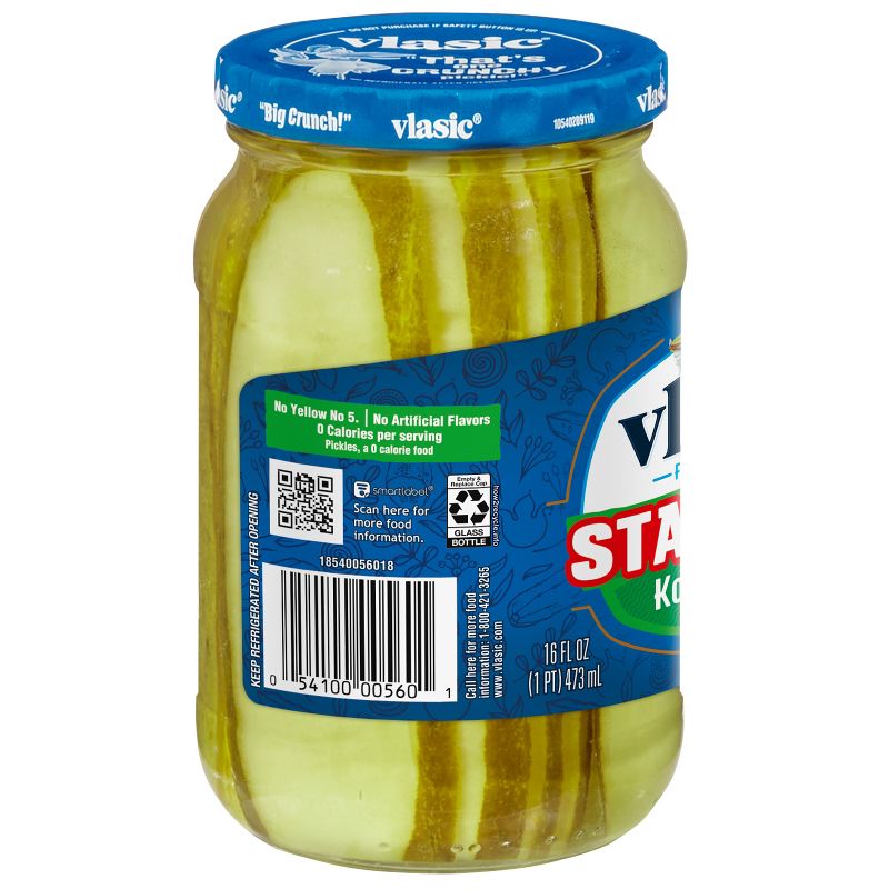 Vlasic Stackers Kosher Dill Pickle Slices - 16 fl oz, 3 of 6
