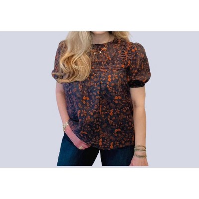 Women's Lizzy Print Top - current air