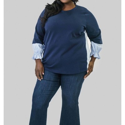Women's Rossie Pointe Knit Top - Plus - JOH