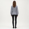 Anna-Kaci Women’s Ribbed Knit Wrap Front Top with Textured Fabric, Long Sleeves and a V-Neckline - 4 of 4