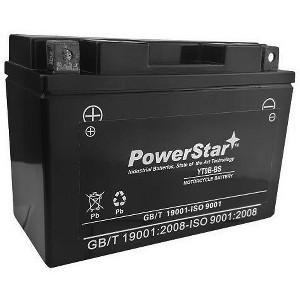 PowerStar YT9B-4 YT9B-BS GT9B-4 CT9-B4 YT9B4 Motorcycle ATV Scooter Battery - 1 of 1