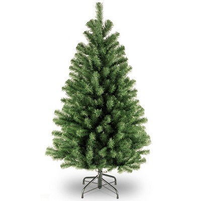 National Tree Company Artificial Full Christmas Tree, Green, North Valley Spruce, Includes Stand, 4 Feet