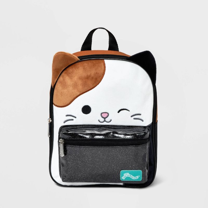 Kids&#39; 11&#34; Squishmallows Cam the Cat Mini Backpack - Black, 1 of 7