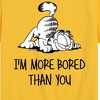 Boys' - Garfield - More Bored Than You Short Sleeve Graphic T-Shirt - 2 of 4