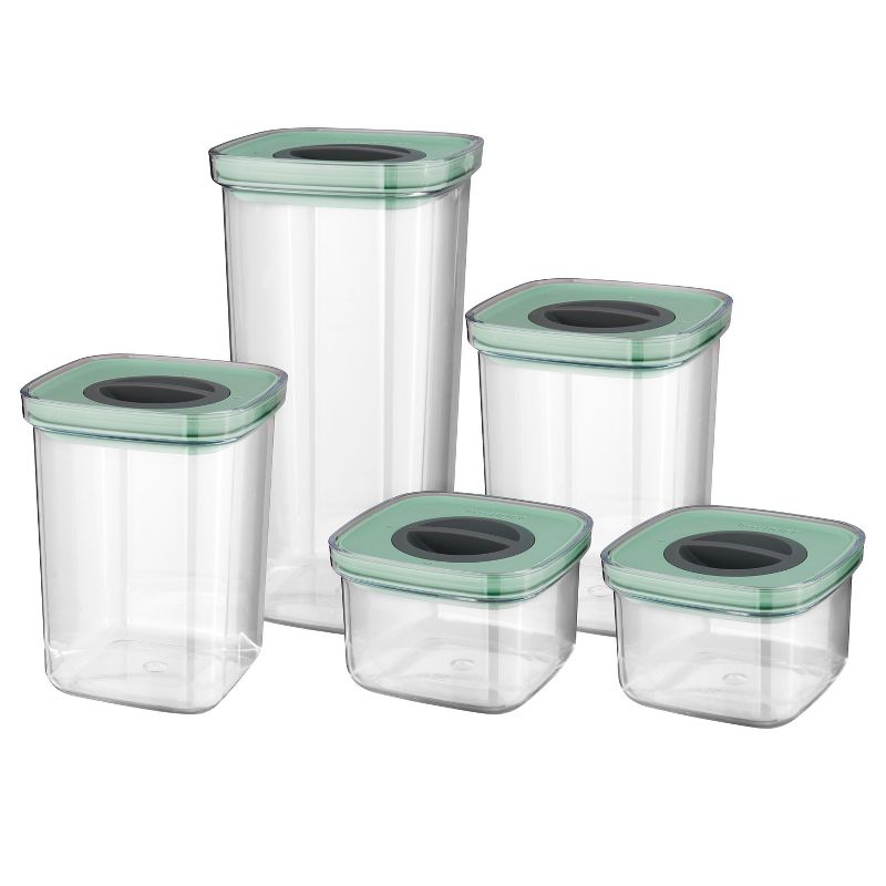 BergHOFF Leo Smart Seal Food Container Set, Green, 1 of 12