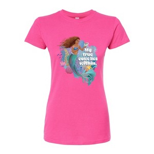 Women's - Disney - True Voice Lies Within Fitted Graphic T-Shirt - 1 of 3