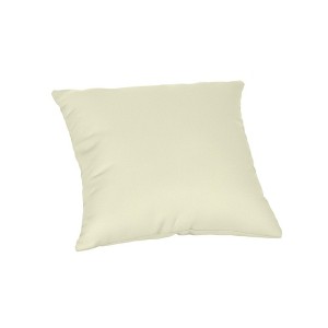 Casual Cushion Solid Sunbrella Fabric 1-Piece Indoor/Outdoor Square Throw Pillow - 1 of 4
