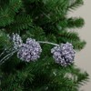 Northlight 32” Silver Sequin Artificial Allium Christmas Spray - 3 of 3