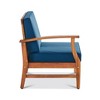 Syemin Patio Seating Sets Outdoor, Featuring Unique Design, Ideal for Chats, Perfect for Gardens, Living Spaces, Blue, 77.75"*77.75"*33" - 4 of 4