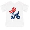 The Juniper Shop 4th Of July Balloon Dog Toddler Short Sleeve Tee - 2 of 4