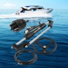VEVOR Hydraulic Boat Steering Kit, 300HP Helm Pump, Cylinder, Wheel, 18 Feet Hose Hydraulic Steering Seal Kit, Corrosion-Resistant,Silver & Black - 2 of 4