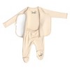 Bonsie Skin to Skin Babywear - Footie - Oat - 4 of 4