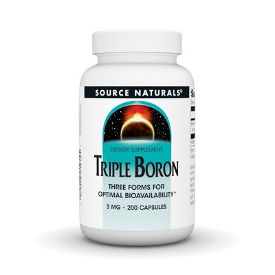 Triple Boron by Source Naturals, Inc.  -  200 Capsule