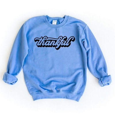 Simply Sage Market Women's Graphic Sweatshirt Reto Thankful