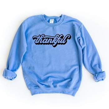 Simply Sage Market Women\'s Graphic Freezing Carolina Cursive Target Sweatshirt 2xl : - Blue Literally 