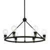 Livex Lighting Lansdale 6 - Light Chandelier in  Black/Brushed Nickel - 2 of 4