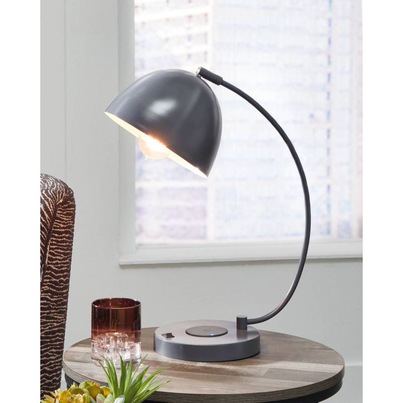 Austbeck Desk Lamp Gray - Signature Design by Ashley, 2 of 5