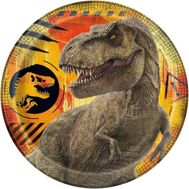 Jurassic World 3 8ct 7&#34; Paper Plates, 1 of 4