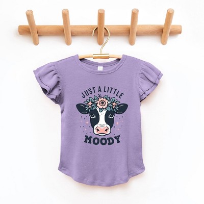 The Juniper Shop A Little Moody Toddler Flutter Sleeve Tee