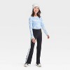 Girls' Sporty Fold Over Flare Pants - art class™ - image 3 of 3