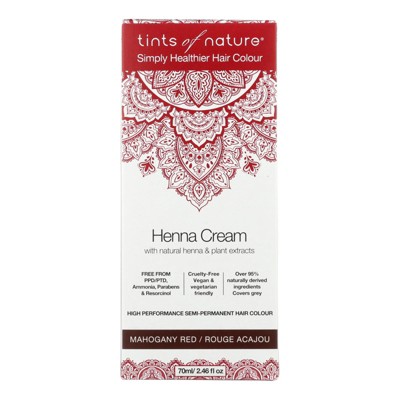 Tints of Nature Mahogany Red Henna Cream - 2.46 fz