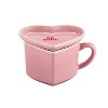 Miss Valentine Ceramic Candy Heart Mug & Saucer, Purple : Target