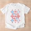 Simply Sage Market Patriotic Coquette Checkered Fruit Garment Dyed Tee - 3 of 4