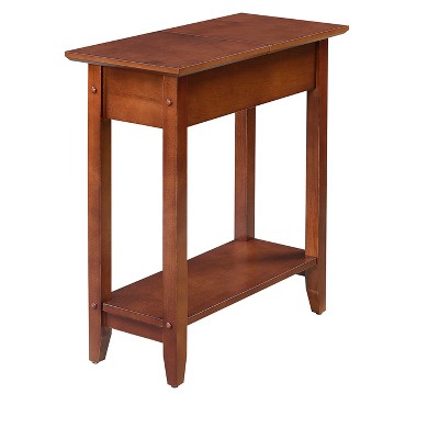 American Heritage Flip Top End Table Mahogany - Breighton Home