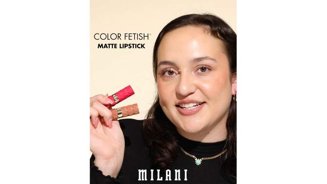 Milani Color Fetish Matte Lipstick – 0.14 oz, 2 of 8, play video