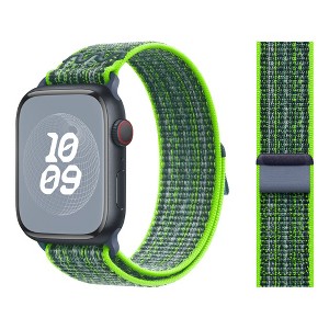 HTUTWOO Nylon Apple Watch Band, Sport Loop Strap 38/40/41/42/44/45/46/49mm, Fit for iWatch Series 11 10 9 8 7 6 5 4 3 2 1 SE Ultra - 1 of 4