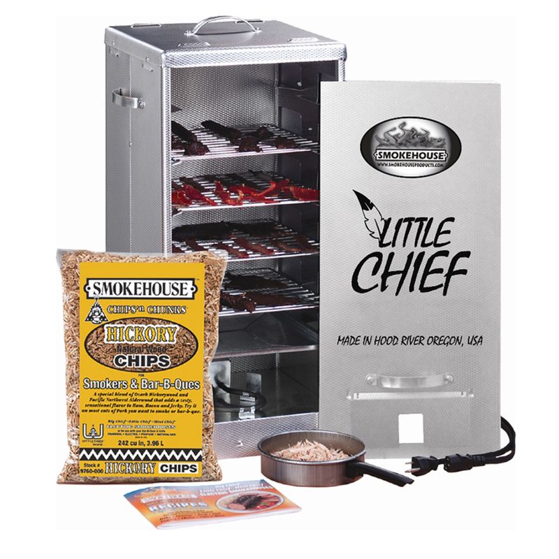 Smokehouse Little Chief Electric Grill and Smoker Silver, 1 of 2