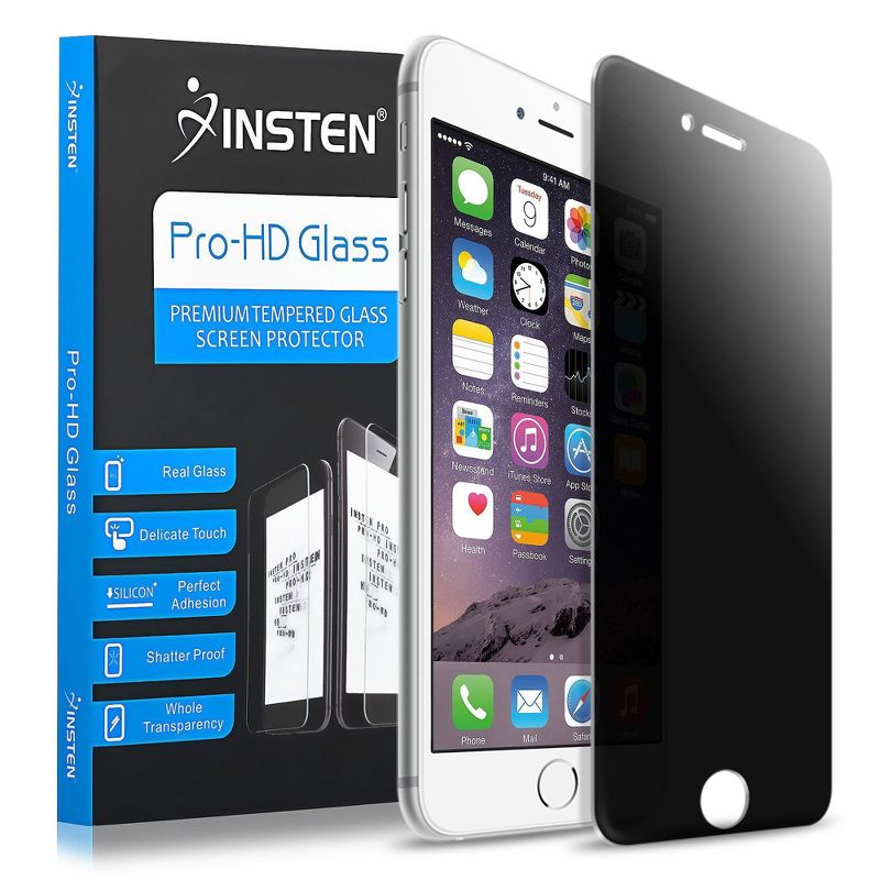 Insten Privacy Anti-Spy Tempered Glass Screen Protector Compatible With Apple iPhone 6/6s, 1 of 10