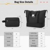 Coolife 4 Piece Luggage Set with Bags Expanable Spinner Wheels ABS Lightweight Suitcase with TSA Lock 20inch+24inch - 4 of 4
