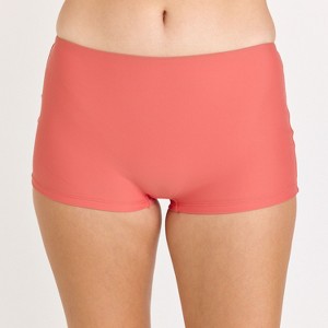 Calypsa Women's Chlorine Resistant Boyshorts - 1 of 4