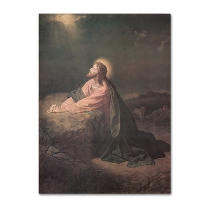 Heinrich Hofmann Christ in the Garden of Gethsemane Canvas Art