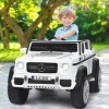 Infans 12V Licensed Mercedes-Benz Kids Ride On Car RC Motorized Vehicles w/ Trunk - 3 of 4