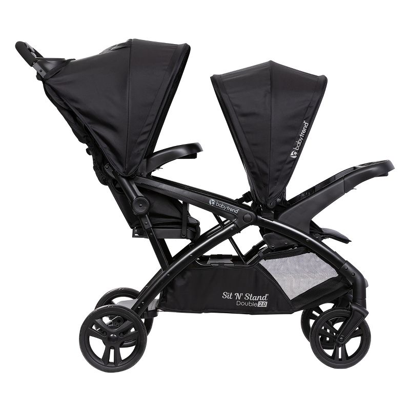 Baby Trend Sit N&#39; Stand Double 2.0 Stroller - Madrid Black, 4 of 16