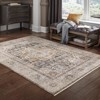 Captiv8e Designs Maximillian Traditional Distressed Medallion Gray/Blue Area Rug - 2 of 4