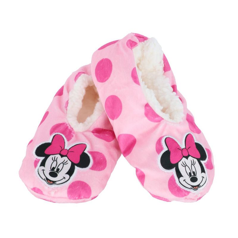Textiel Trade Girl's Disney Minnie Mouse & Polka Dots Anti-Slip Slippers, 2 of 4