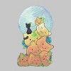 Men's Design By Humans Cat Pumpkin Pile By AwkwardDragon T-Shirt - 2 of 4