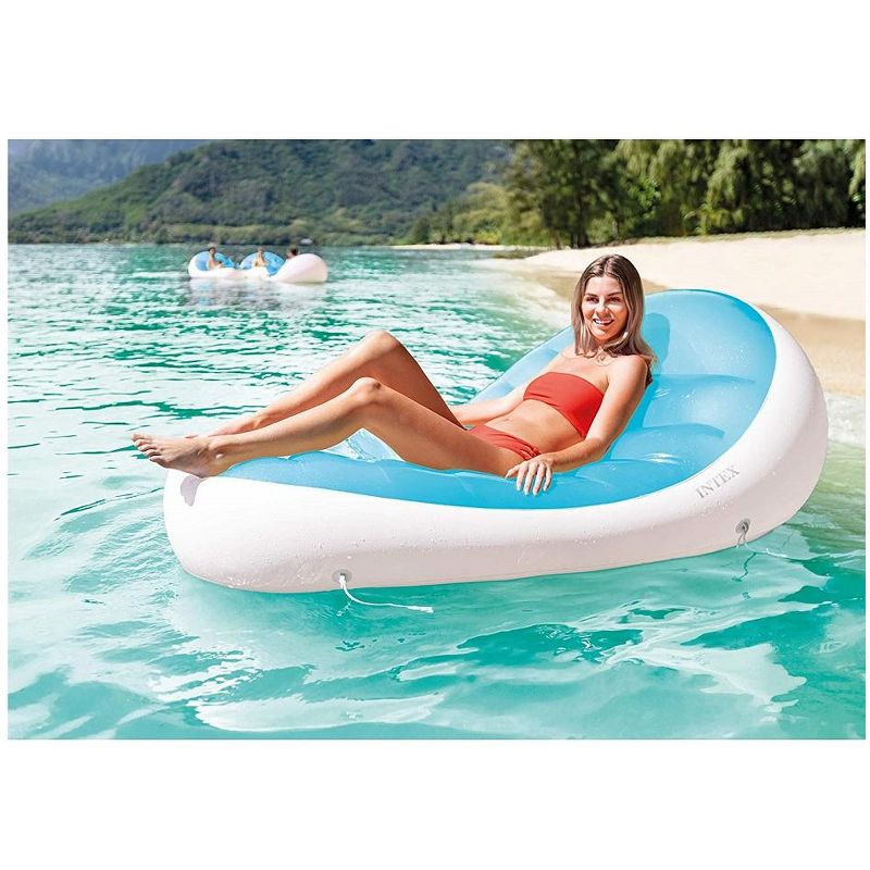 Intex Petal Lounge 76in X 49in Inflatable Floating Pool Float, 2 of 4
