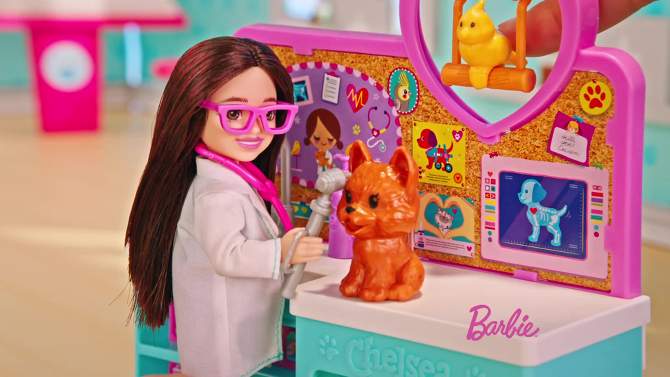 Barbie Chelsea Pet Vet Doll Playset, 2 of 7, play video
