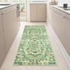 Washable Modern Floral Rugs for Living Room, Ultra Thin Soft Non Slip Bedroom Carpet, Indoor Farmhouse Floor Rug for Dining Room Kitchen - 4 of 4